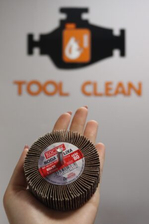 RODA DE LIXA 80X30mm - GRÃO 80 - Imagem 2