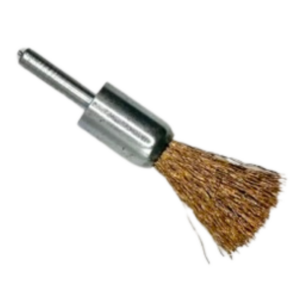ESCOVA PINCEL ROTATIVO - AÇO LATONADO - 1/2” (13 mm) - Imagem 2