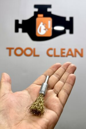 ESCOVA PINCEL ROTATIVO - AÇO LATONADO - 1/2” (13 mm) - Imagem 3