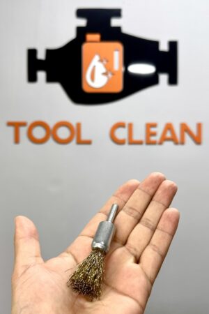 ESCOVA PINCEL ROTATIVO - AÇO LATONADO - 5/8” (16 mm) - Imagem 3
