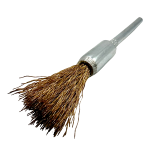 ESCOVA PINCEL ROTATIVO - HASTE LONGA - AÇO LATONADO - 1/2” (13 mm) - Imagem 1