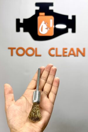 ESCOVA PINCEL ROTATIVO - HASTE LONGA - AÇO LATONADO - 3/4” (20 mm) - Imagem 3