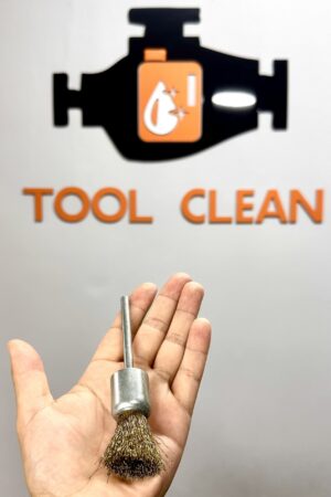 ESCOVA PINCEL ROTATIVO - HASTE LONGA - AÇO LATONADO - 1” (25 mm) - Imagem 3
