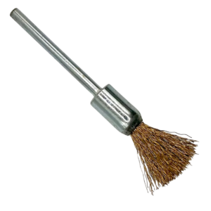 ESCOVA PINCEL ROTATIVO - HASTE LONGA - AÇO LATONADO - 5/8” (16 mm) - Imagem 2