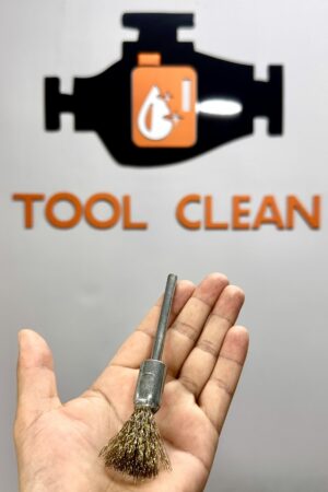 ESCOVA PINCEL ROTATIVO - HASTE LONGA - AÇO LATONADO - 5/8” (16 mm) - Imagem 3