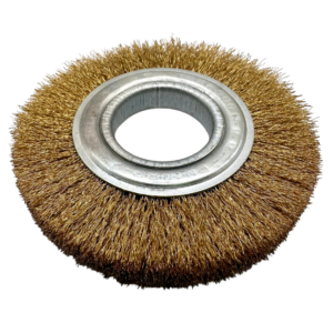 ESCOVA CIRCULAR - AÇO LATONADO – 6x3/4" (19x150 mm) - Imagem 2
