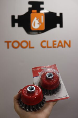 ESCOVA ROTATIVO - AÇO CARBONO - TRANÇADA - 75 mm - ROSCA M14 - IMPORTADO - Imagem 5
