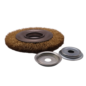 ESCOVA CIRCULAR - AÇO LATONADO - 6X1/2" (150x13 mm) - Imagem 2