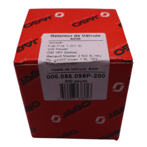 Vedador/Retentor de Válvula 6 mm - Fiat Fire1.0/.13L/VW Power/GM 16V/Renault Master 2.5/2.3L 16V - 006.086.098P-200 - Imagem 3