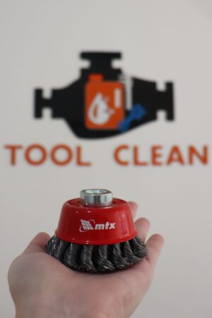 ESCOVA TIPO COPO AÇO CARBONO 75MM TRANÇADO ROSCA M14 - IMPORTADO - Imagem 7