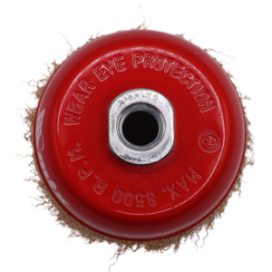ESCOVA ROTATIVO AÇO - TAÇA  100MM ROSCA M14 - IMPORTADO - Imagem 4
