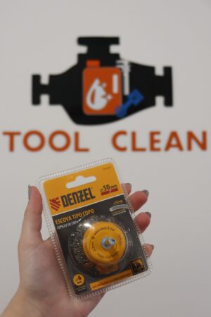 ESCOVA TIPO COPO INOX 50MM C/ HASTE 6MM - IMPORTADO - Imagem 5