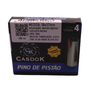 PINO DE PISTAO GM/FIAT 1.0/1.6/1.8 8V/16V (18X57) - Imagem 7