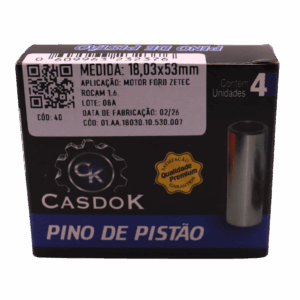 PINO DE PISTAO ZETEC ROCAM 1.6 (18,03X53) - Imagem 7