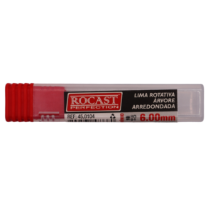LIMA ROTATIVA ÁRVORE ARREDONDADA PARA ALUMÍNIO - 6mm - Imagem 3