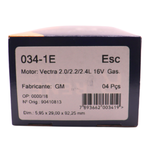 Válvula de escape - Vectra 2.0/2.2/2.4 L  16V Gas. 4 Cil. - 5,95x29,00x92,25 - 034-1E - Imagem 1