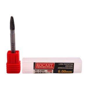 LIMA ROTATIVA ÁRVORE ARREDONDADA PARA FERRO - 6mm - Imagem 2