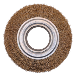 ESCOVA CIRCULAR - AÇO LATONADO - 6X1" (150x25mm) - Imagem 2